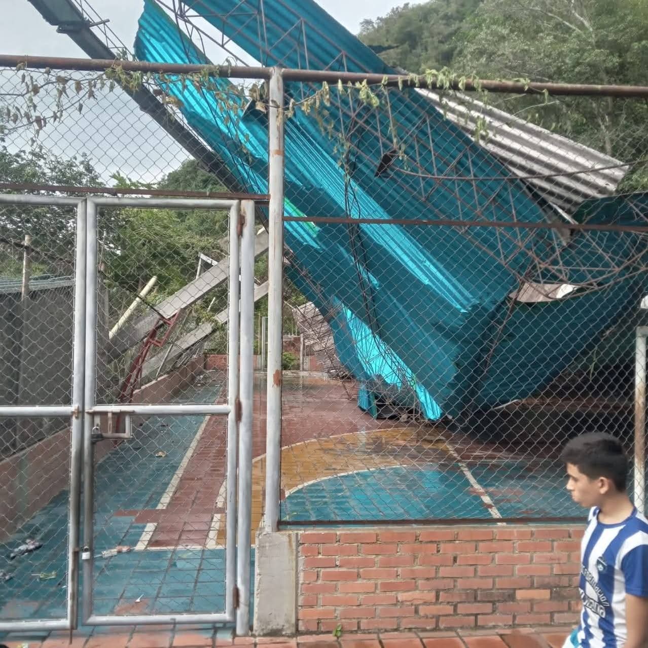 Emergencia en escuela de La Donjuana, Bochalema / Foto: Cortesía