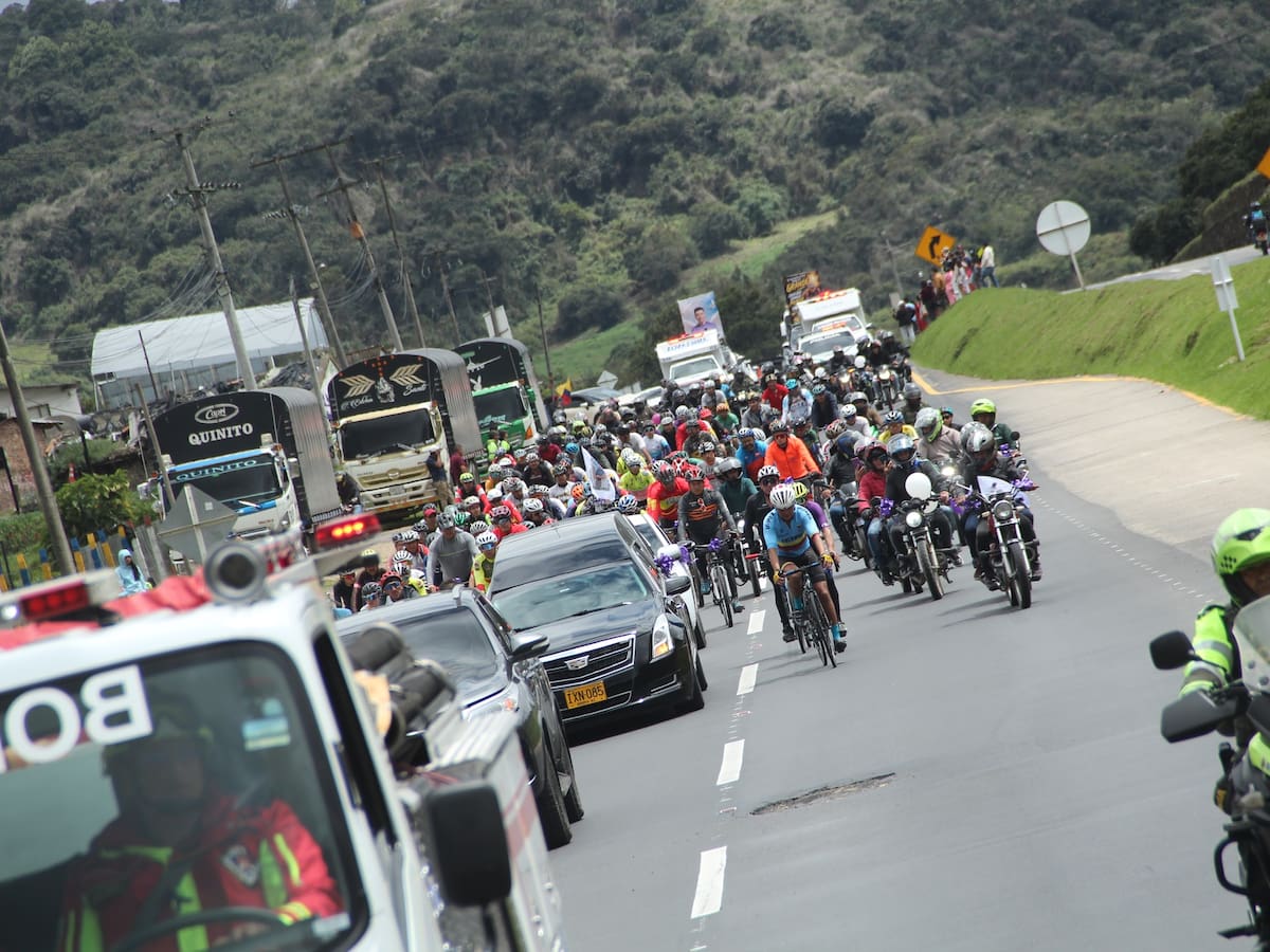 Cuando Boyacá levantó las bicicletas para despedir a Cristian Camilo Muñoz