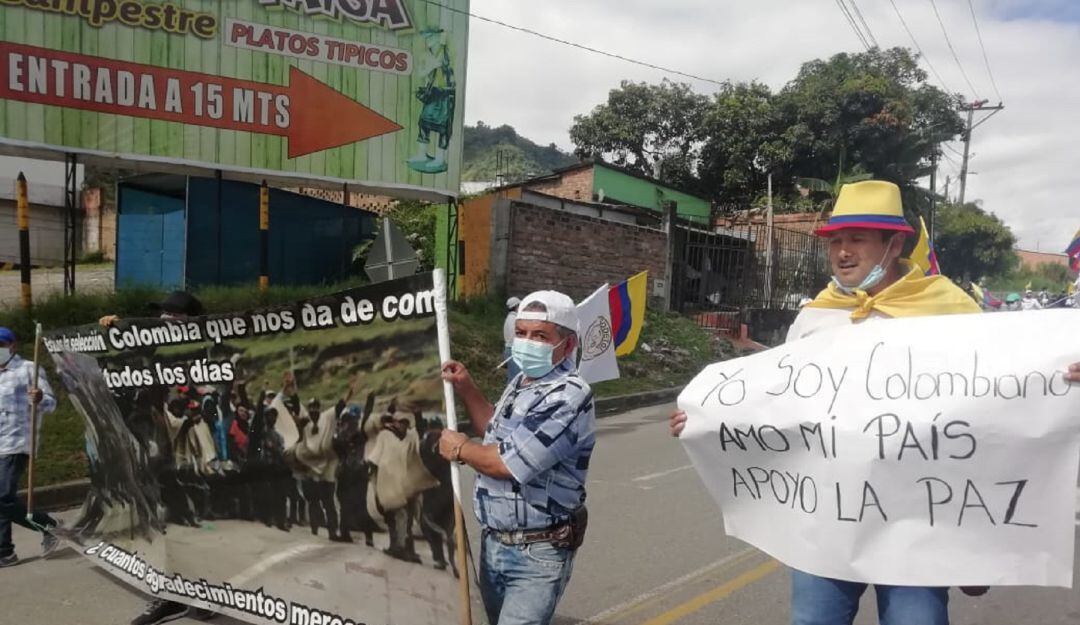 Movilización en Ibagué 