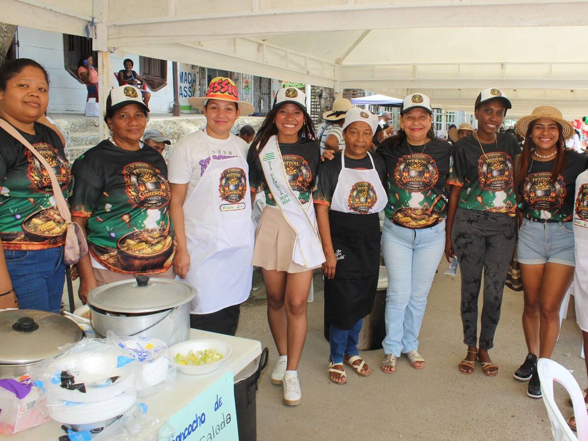 Más de 40 ollas y gran participación ciudadana marcaron el éxito del V Festival del Sancocho Criollo