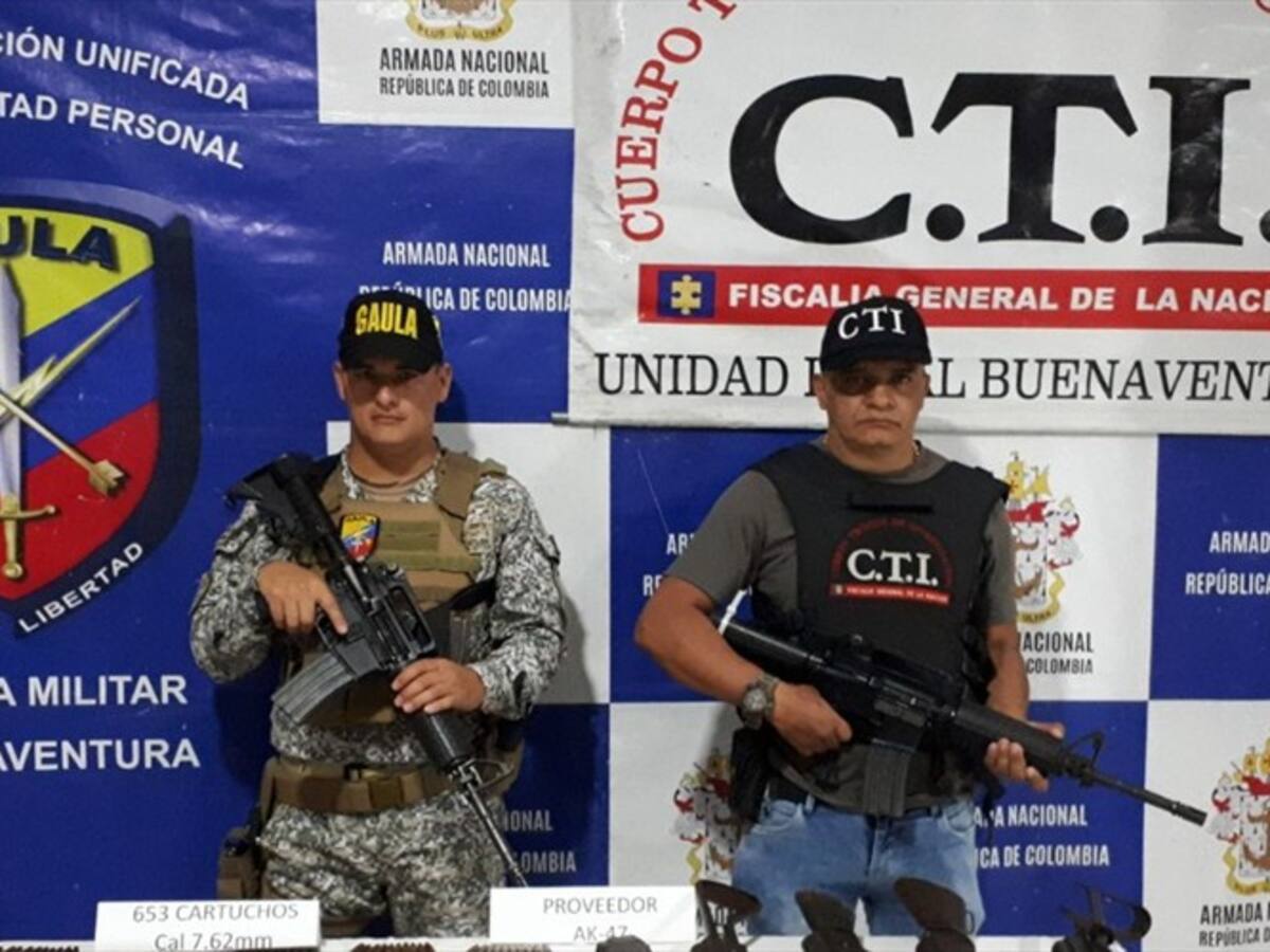 Descubren arsenal del 'Clan del Golfo' en Buenaventura