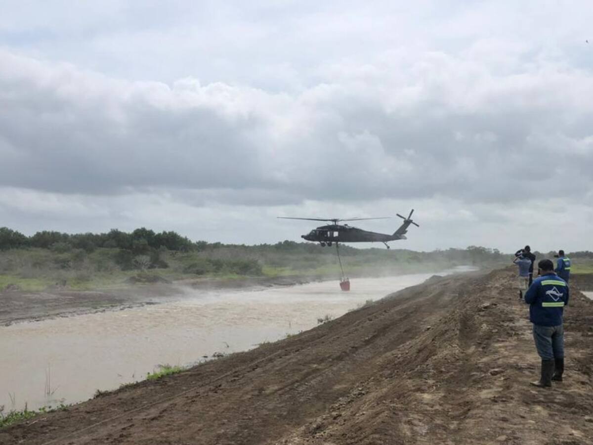 Controlado incendio en el parque Isla Salamanca