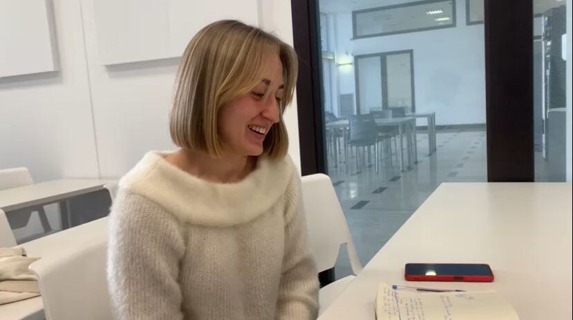 Dasha, ucraniana en Barcelona.
(Foto: Caracol Radio / Amanda Sánchez)