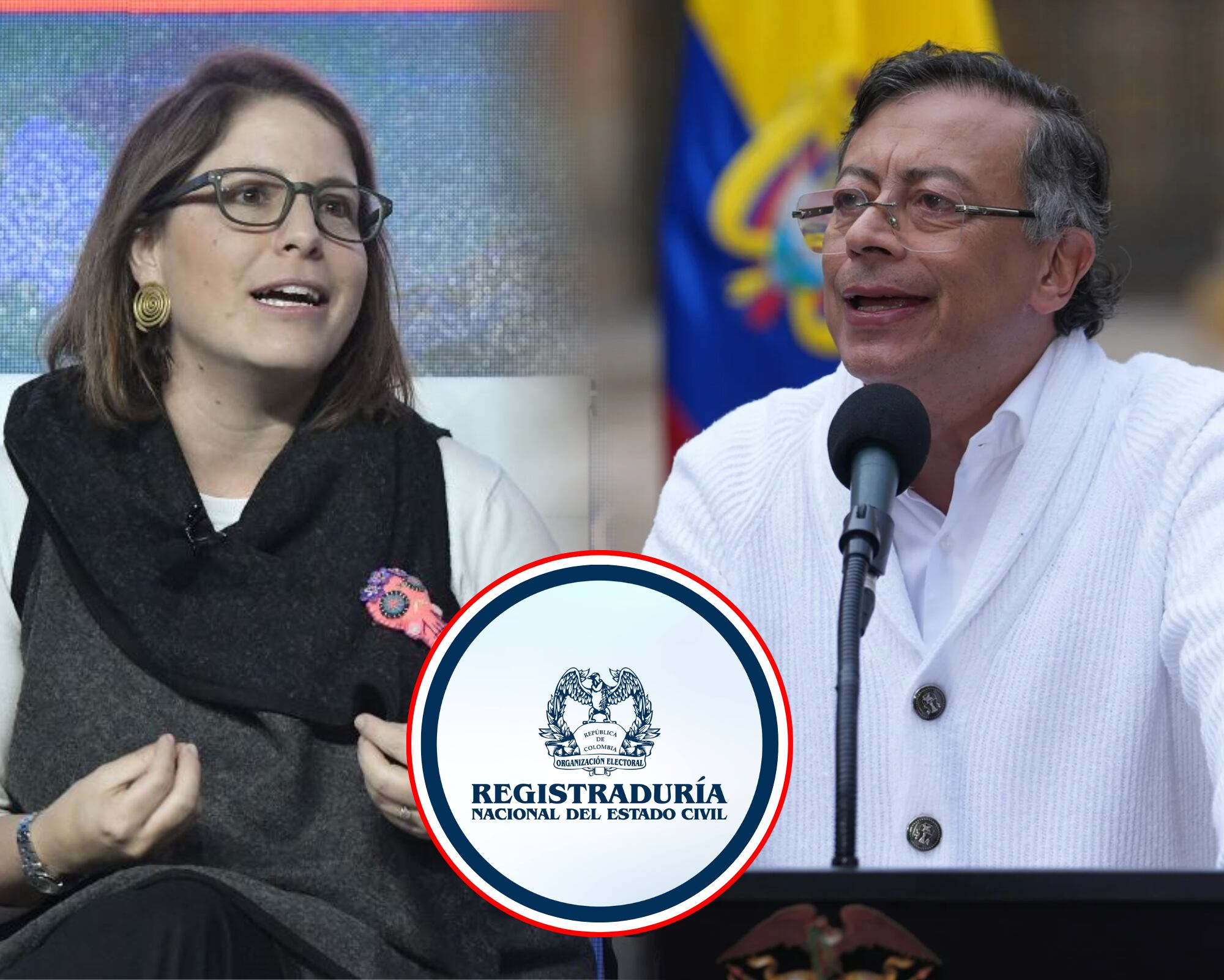 La directora de la división para las Américas de la ONG, Juanita Goebertus, calificó como lamentable que el presidente Gustavo Petro “siembre dudas injustificadas”.  
(Foto:   Caracol Radio / Getty / Cortesía)