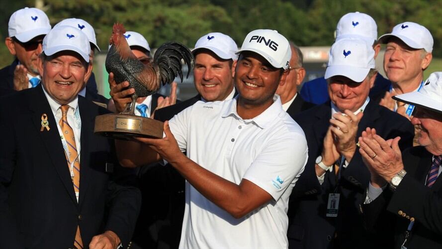Juan Sebastián Muñoz es el nuevo campeón del Sanderson Farms Championship. Foto: Getty Images