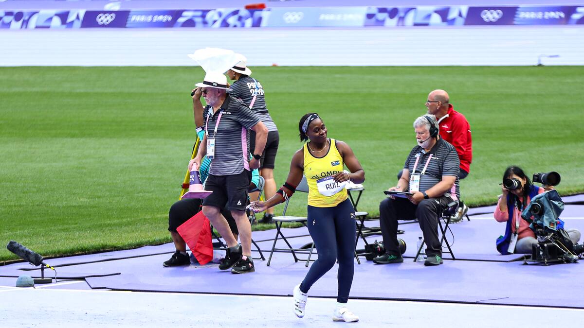 Flor Denis Ruiz terminó quinta en la final de lanzamiento de jabalina de París 2024