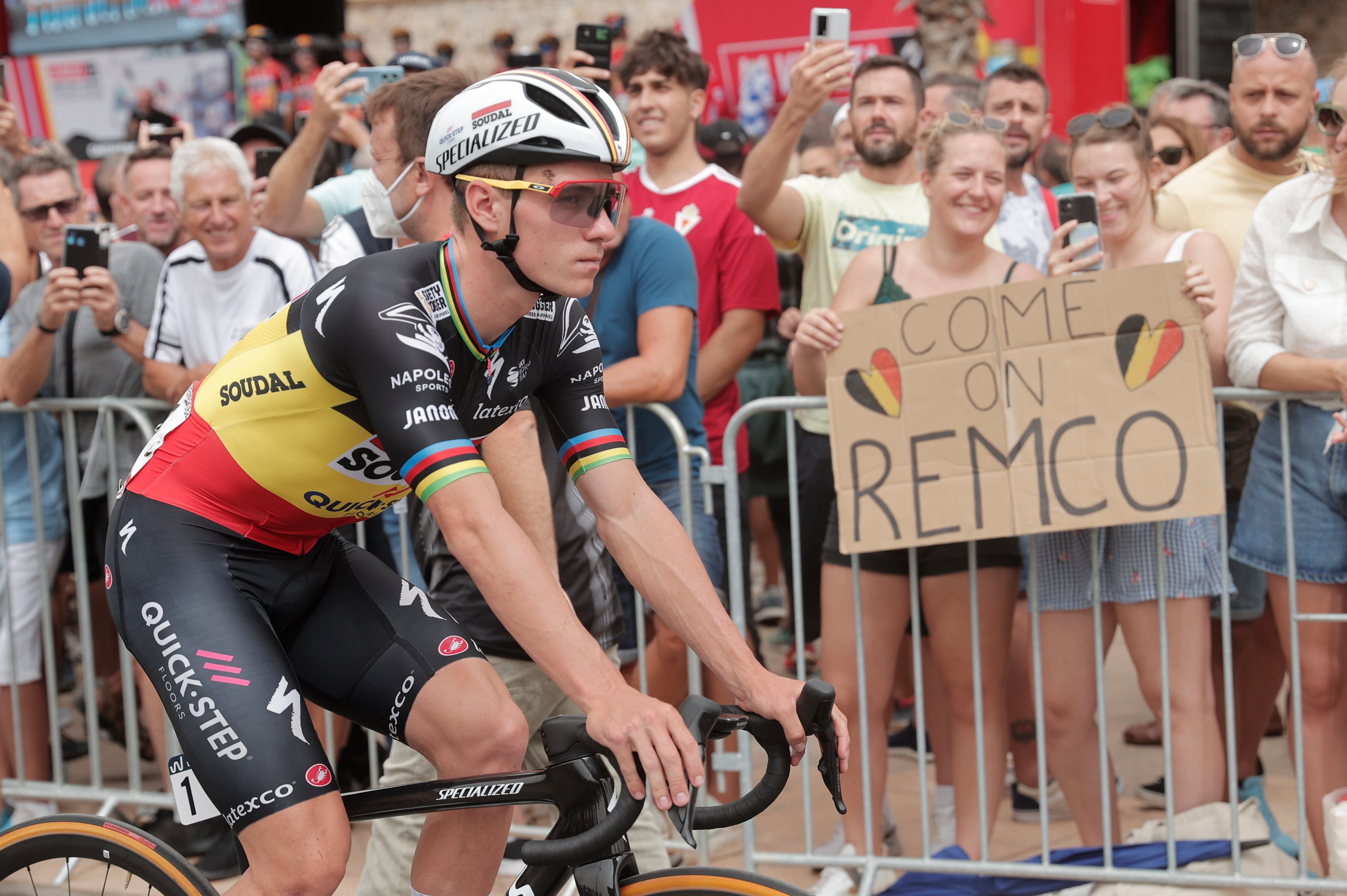 El belga Remco Evenepoel, pedalista del SoudalQuick-Step. EFE/ Manuel Bruque