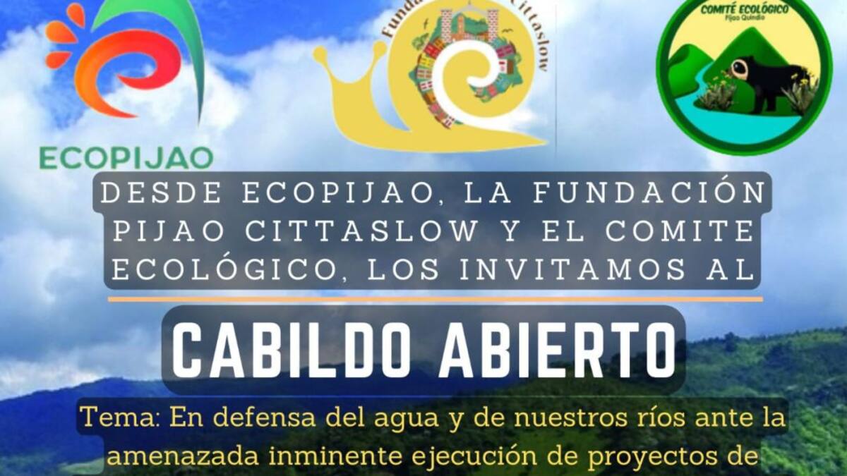 Cabildo abierto en Pijao, Quindío