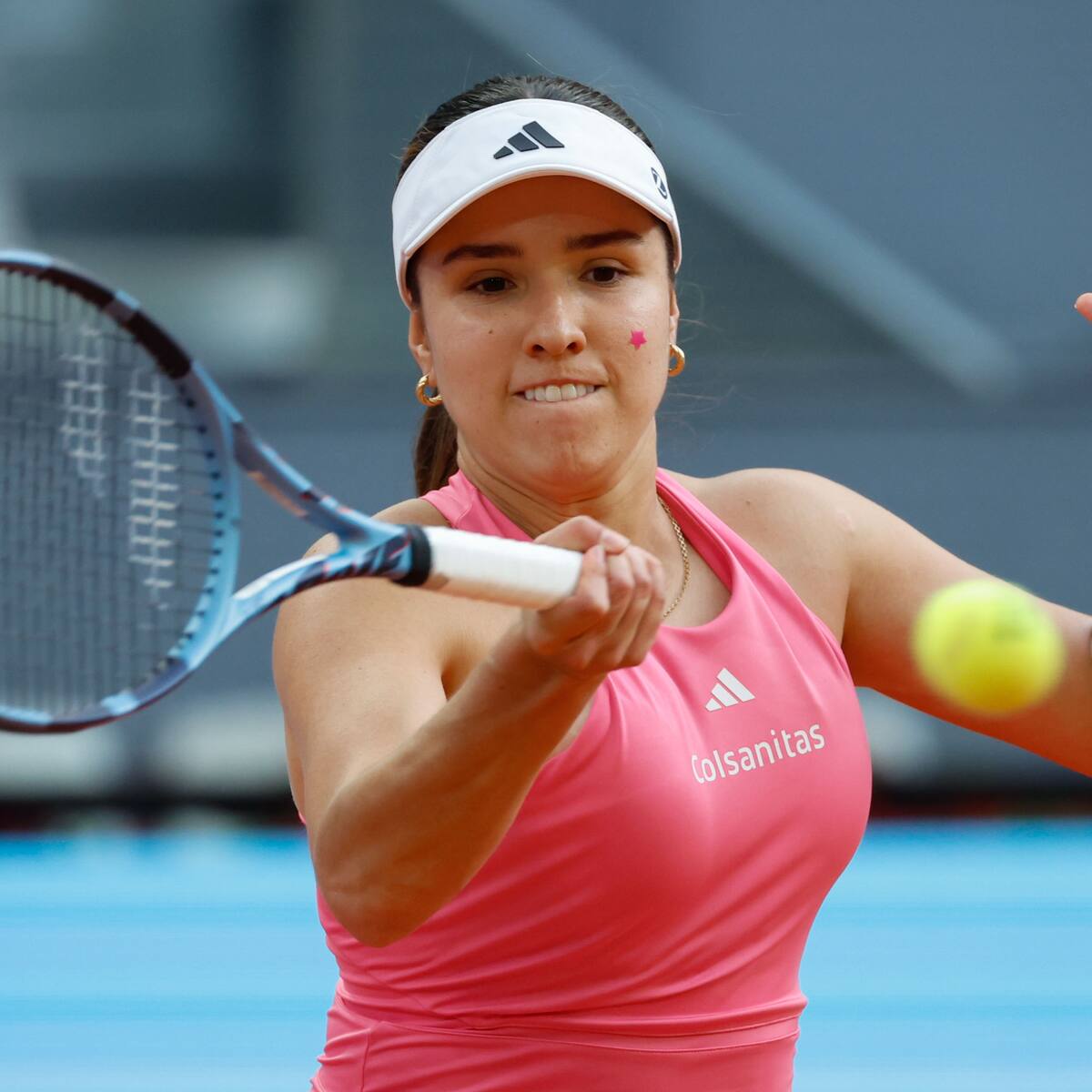 Camila Osorio quedó eliminada en el WTA 1000 de Madrid y le dice adiós a su sueño