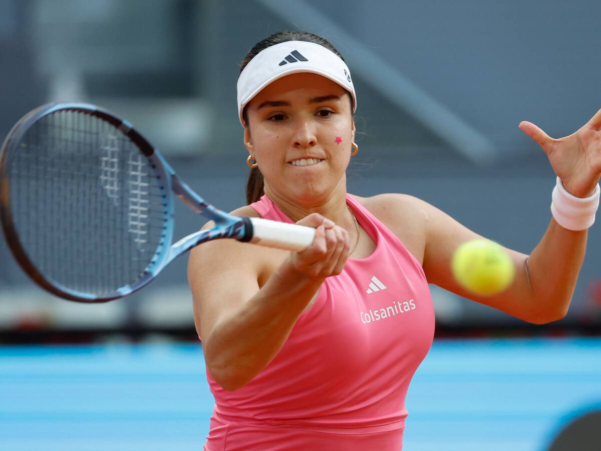 Camila Osorio quedó eliminada en el WTA 1000 de Madrid y le dice adiós a su sueño