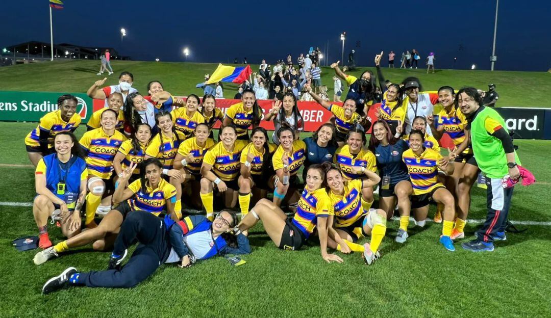 Las Tucanes tras derrotar a Kazajistán en 2022