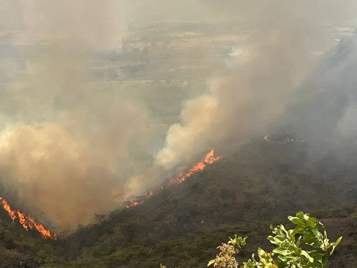 El Huila, de las lluvias, al calor y los incendios forestales