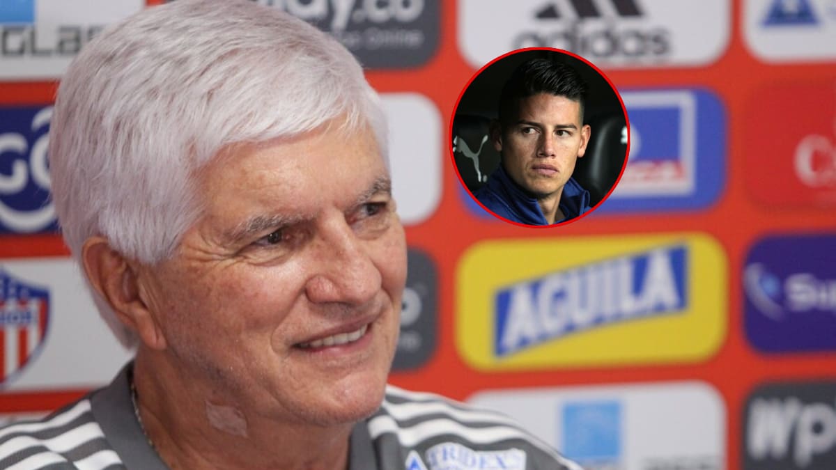 Julio Comesaña habló del posible fichaje de James al Junior: contundentes palabras