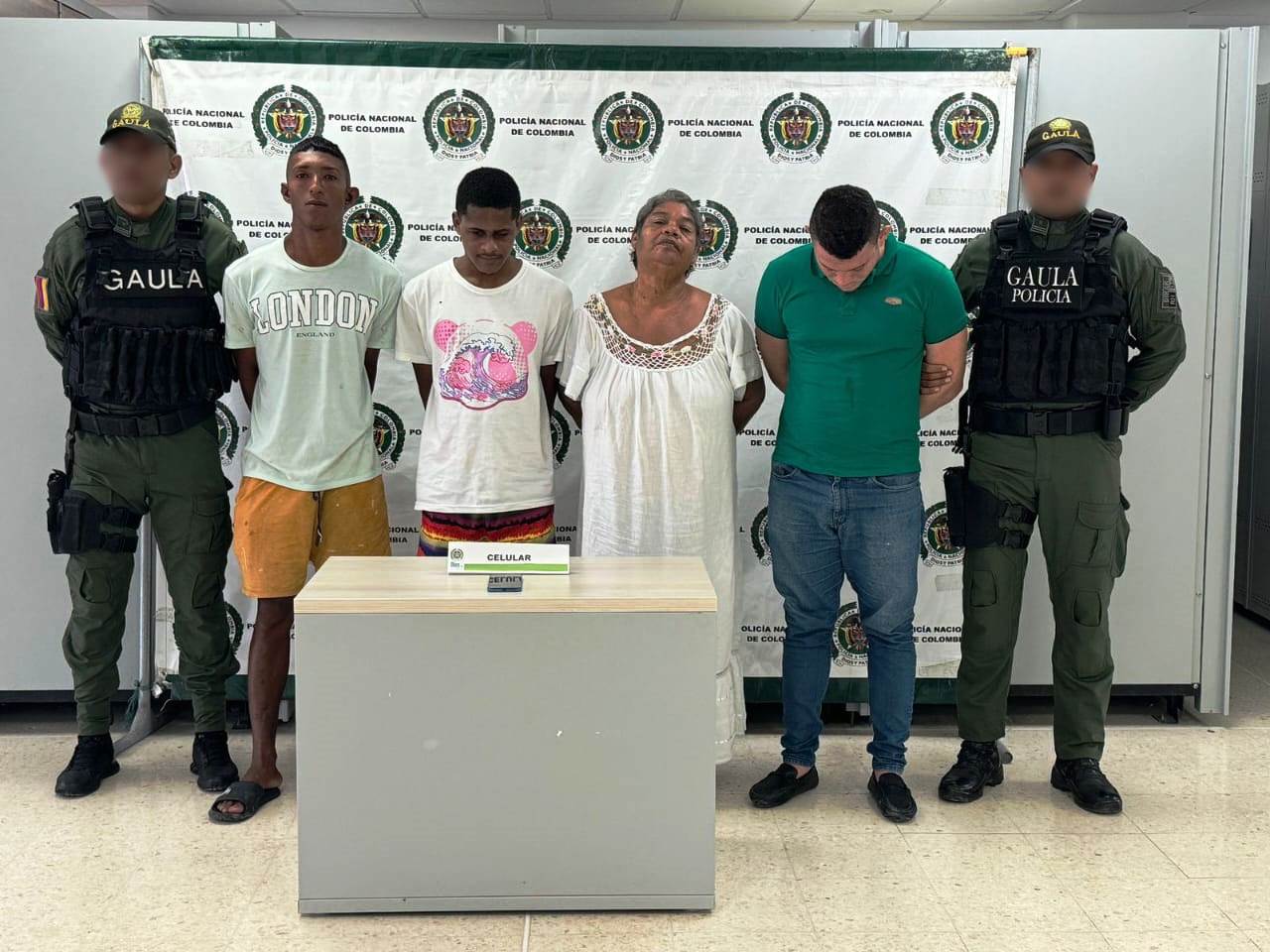 Abuela hacia parte de una banda delincuencial dedicada a la extorsión en Cartagena