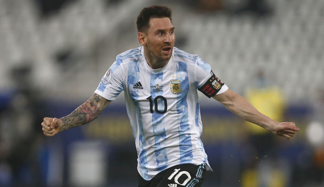 Messi y una celebración icónica que hizo recordar a Maradona