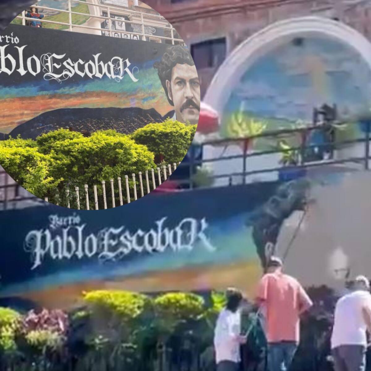 La alcaldía de Medellín borró un grafiti de Pablo Escobar en Buenos Aires