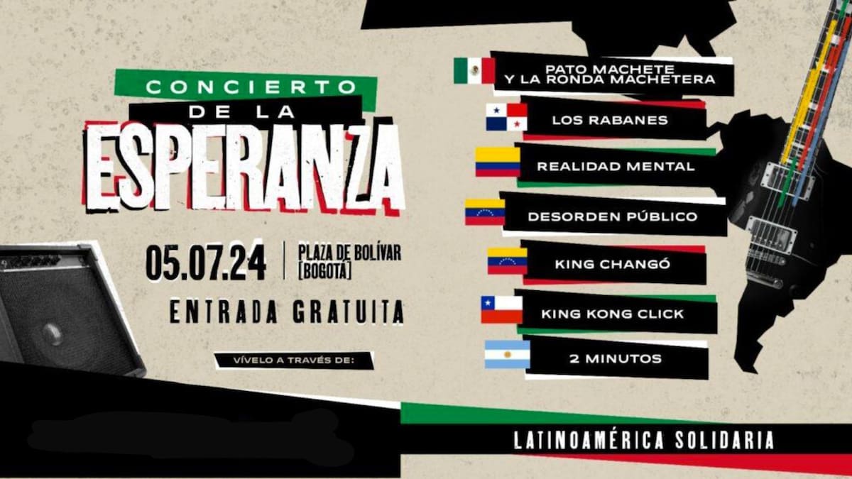 Mañana 5 de julio "El concierto de la esperanza: Latinoamérica solidaria"