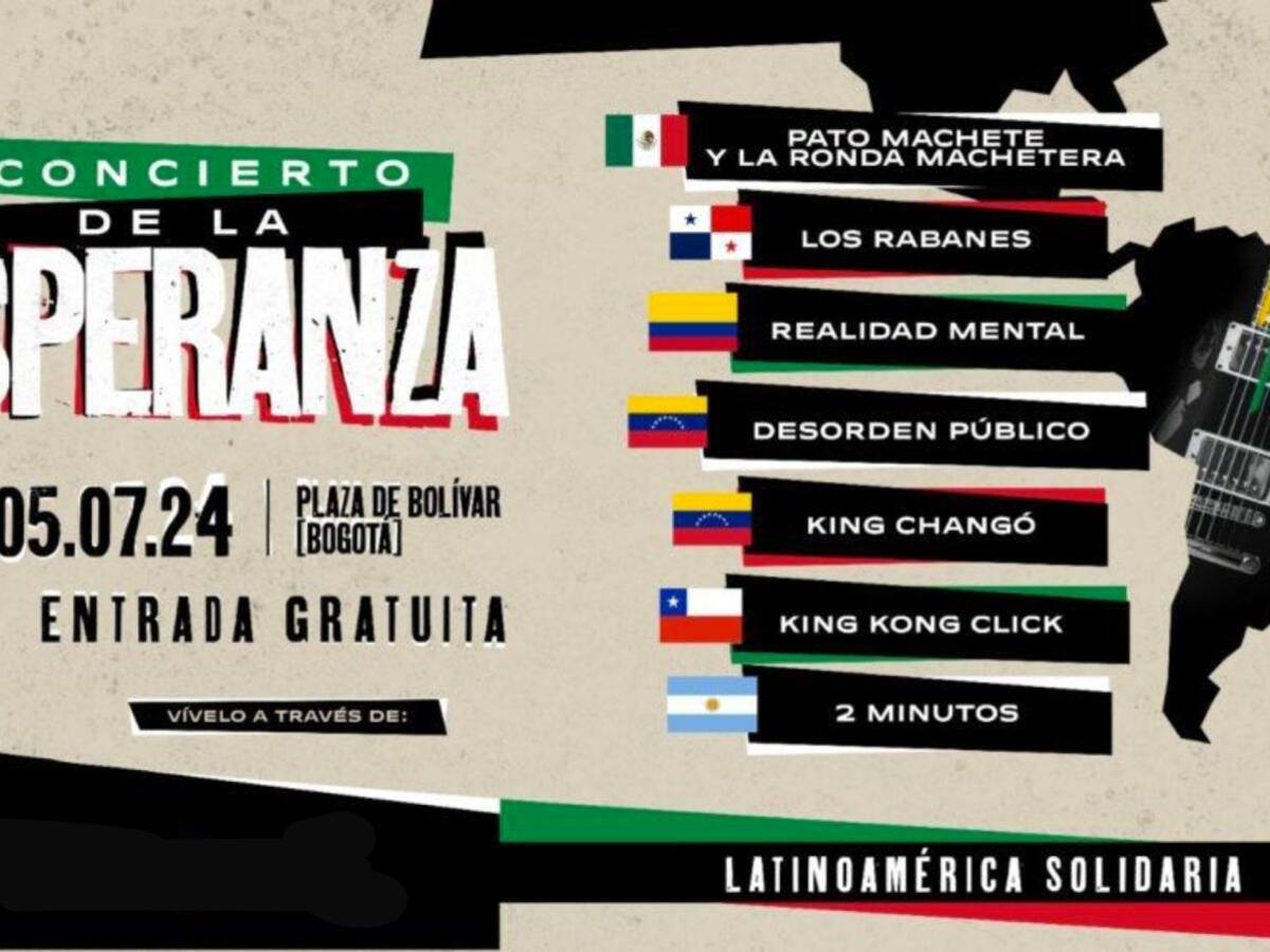 Mañana 5 de julio "El concierto de la esperanza: Latinoamérica solidaria"