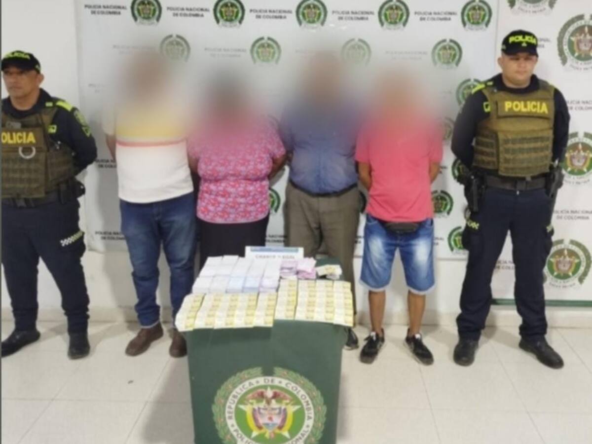 Cuatro adultos mayores capturados por presunta venta ilegal de chance en Magangué, Bolívar