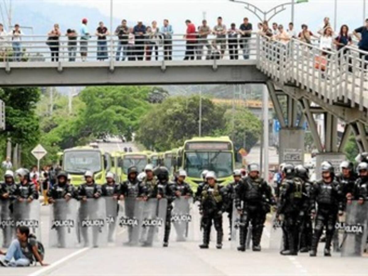 Detenidas 23 personas por disturbios en Bucaramanga