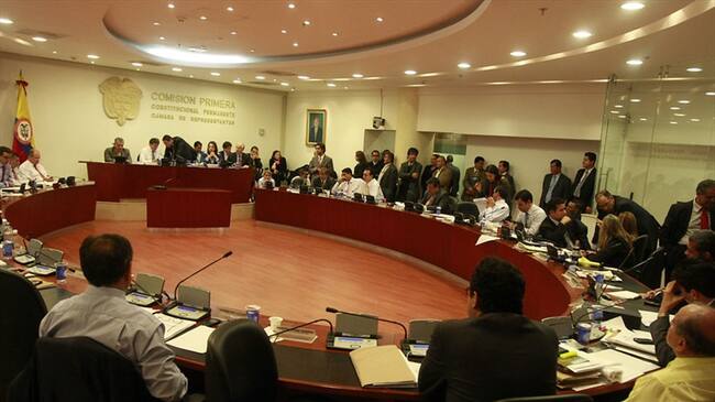 Comisión Primera del Senado. Foto: Colprensa