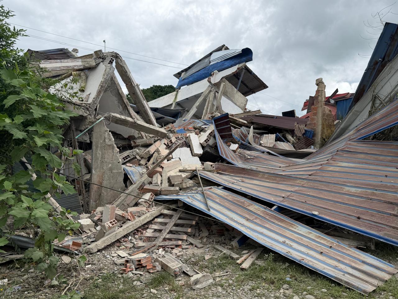 Bajo Calima, Zona rural de Buenaventura luego del terremoto del 10 de agosto del 2026 / Fotos: suministradas por la comunidad