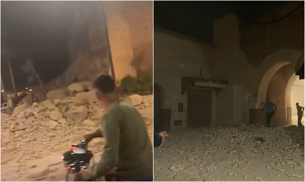 Fotos de capturas en redes sociales.