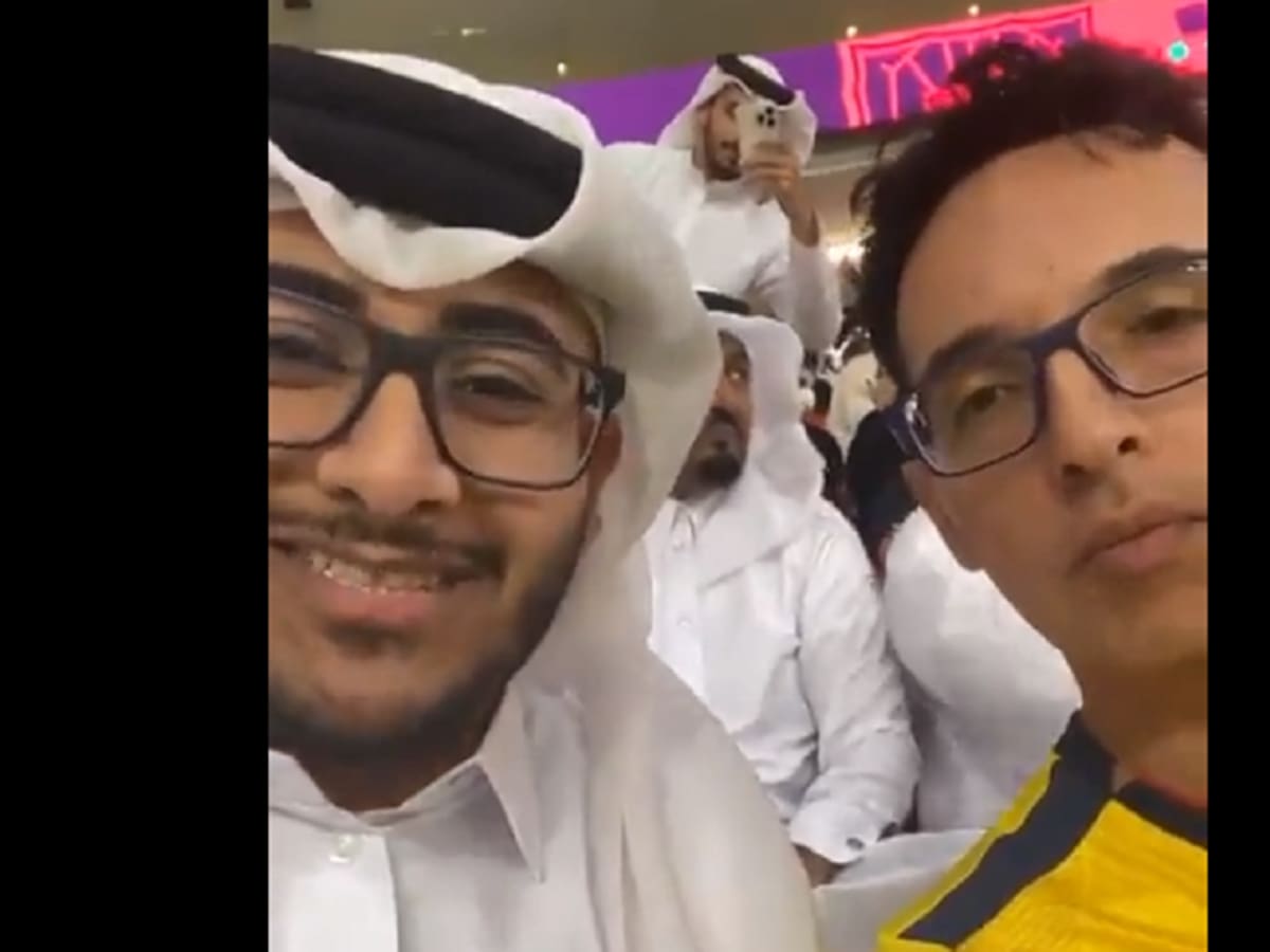 Mundial: Hinchas tuvieron fuerte intercambio de palabras y terminaron disculpándose