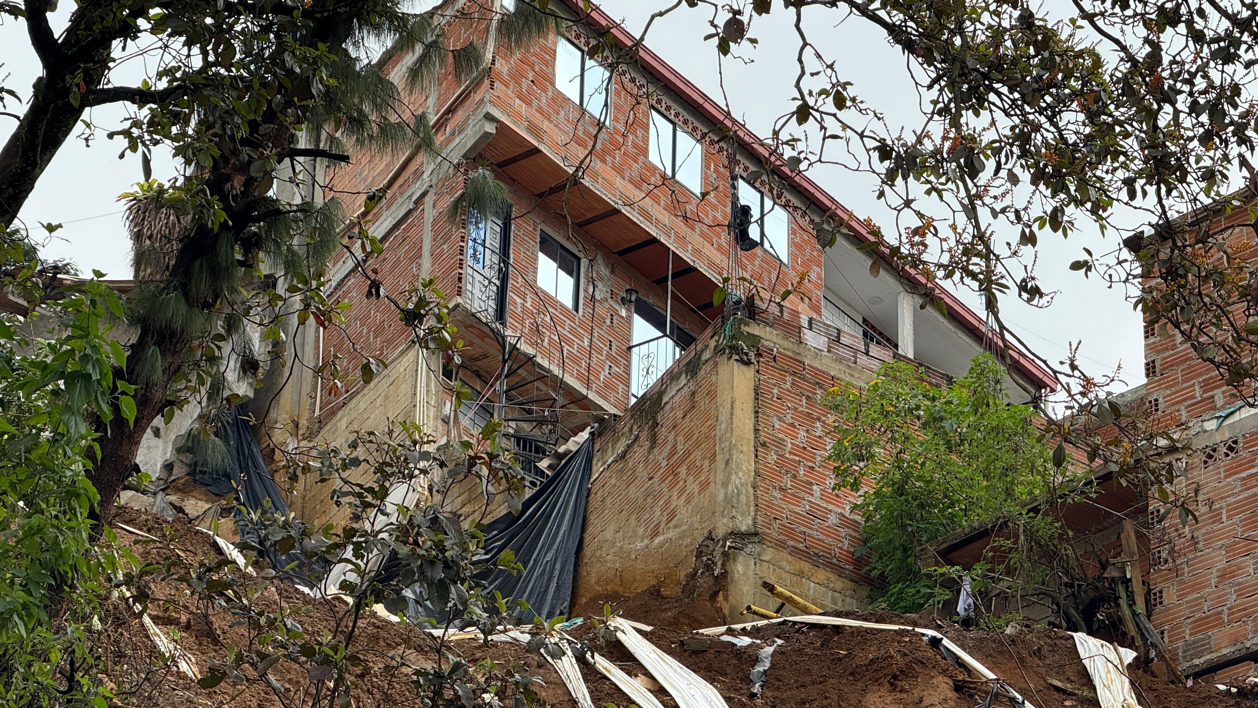 Emergencia Villatina. Foto: Alcaldía de Medellín.