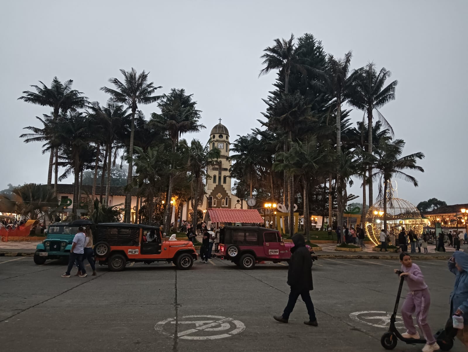 El municipio de Salento, Quindío  esta fiestas recordando el paso de Simón Bolívar hace 197 años. Foto: Adrián Trejos