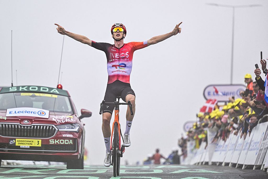 Dutch Thymen Arensman del equipo  Ineos / Getty Images