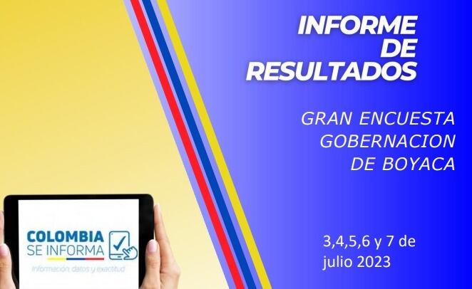 La firma santandereana "Colombia se Informa" fue la que hizo la encuesta