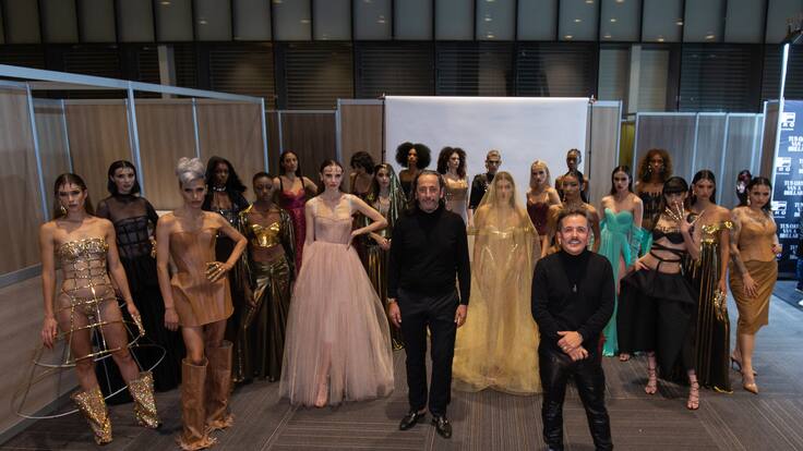 Buscar un discurso íntimo y personal: Jorge Duque cerró BFW con una pasarela diversa