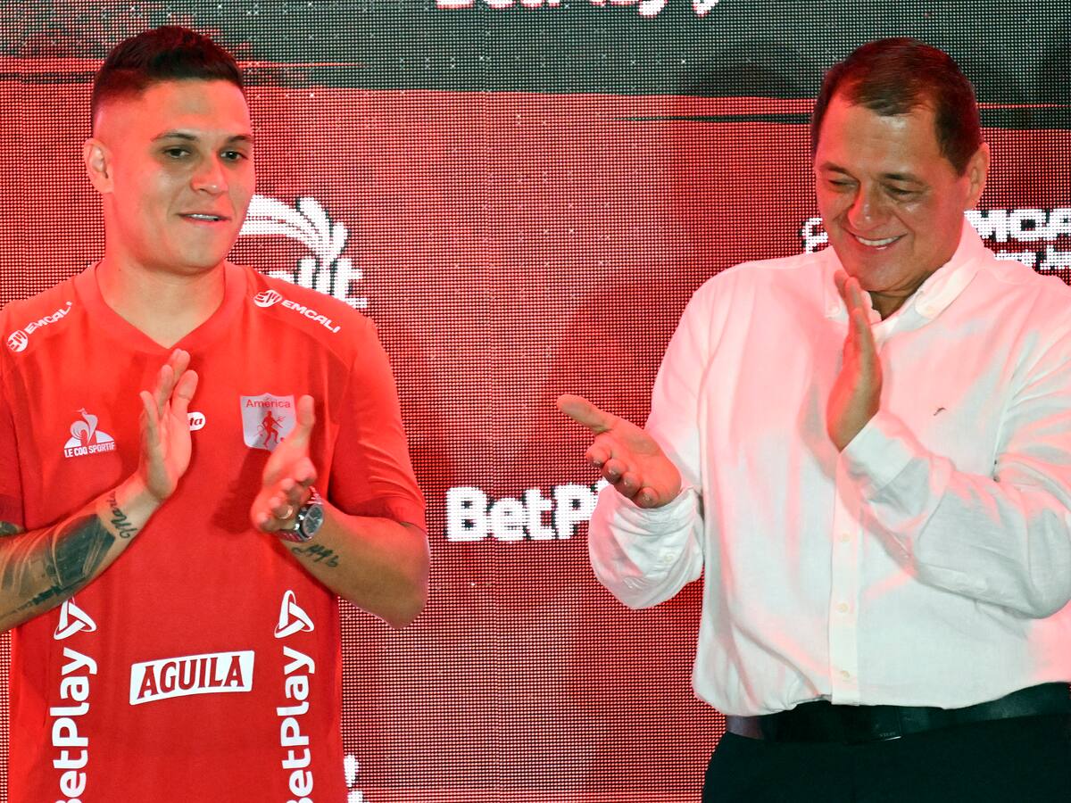 Tulio Gómez en la presentación de América: “Desde que ascendimos, es la mejor nómina que tenemos”