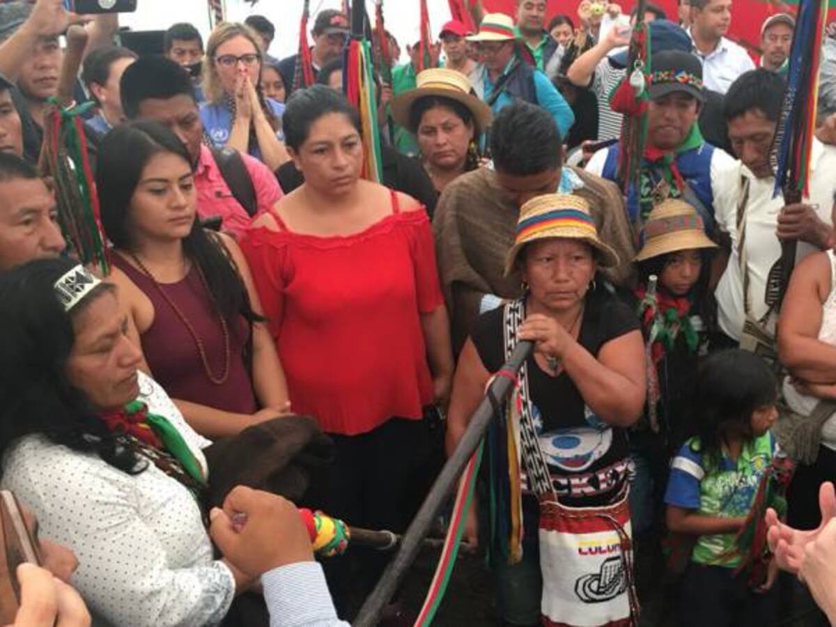 Gobierno pide perdón público por asesinato de indígena en Cauca