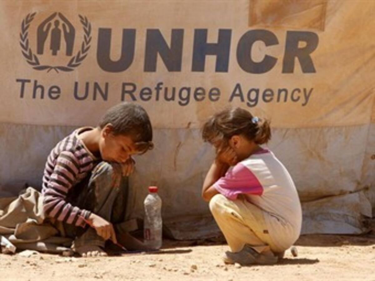 Más de 1 millón de niños refugiados en países vecinos por guerra en Siria