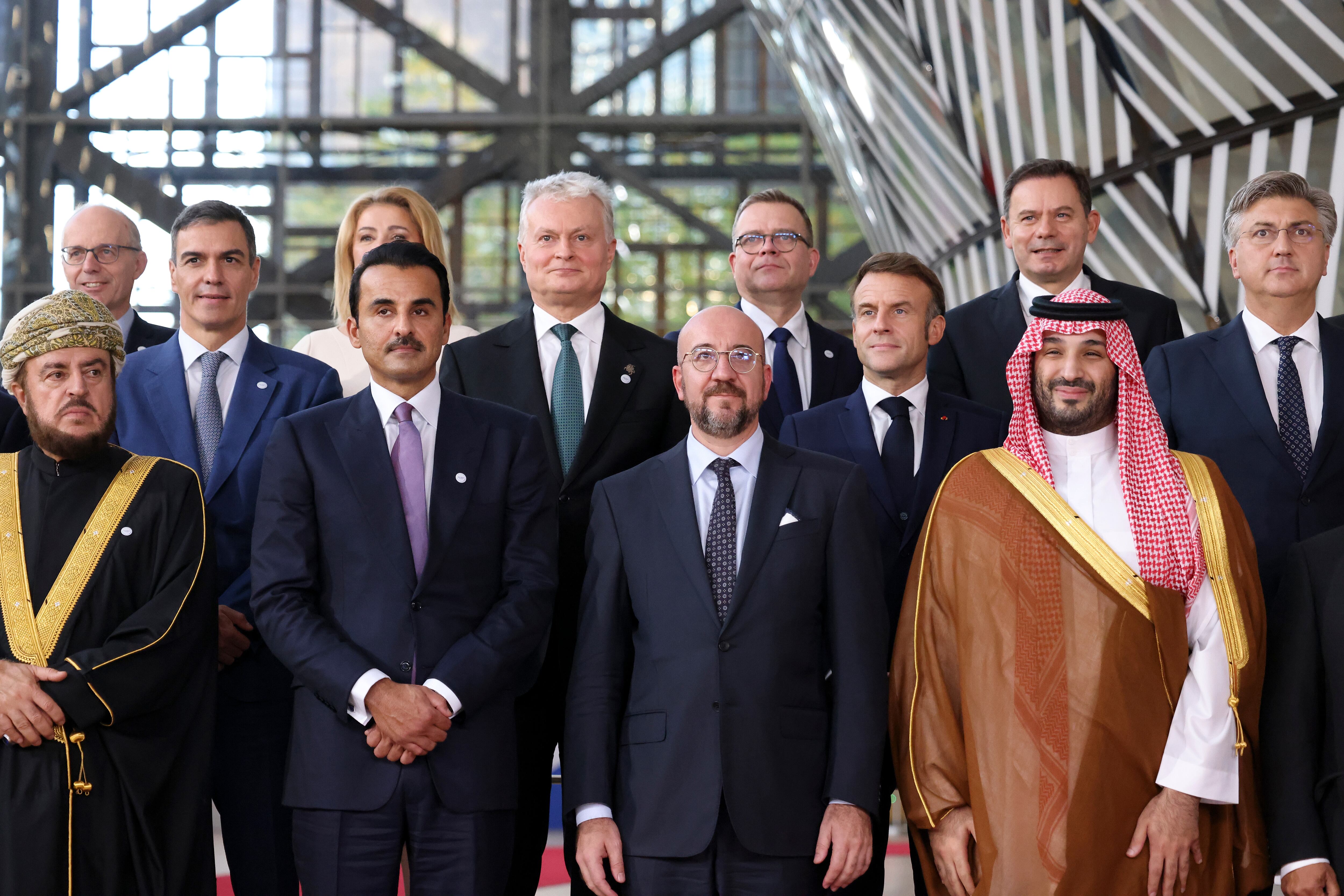 Los líderes de la UE y del Golfo Pérsico reafirman su compromiso con la paz en Ucrania. (Foto: EFE)