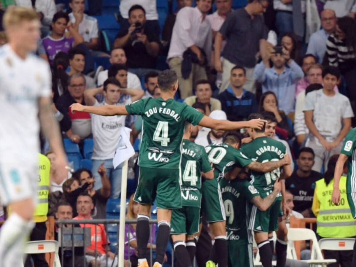 Betis sorprende al Real Madrid y lo vence en el Bernabéu