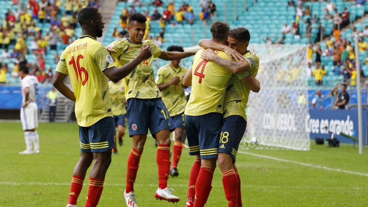 Definidos los horarios para los partidos de Colombia en la Copa América