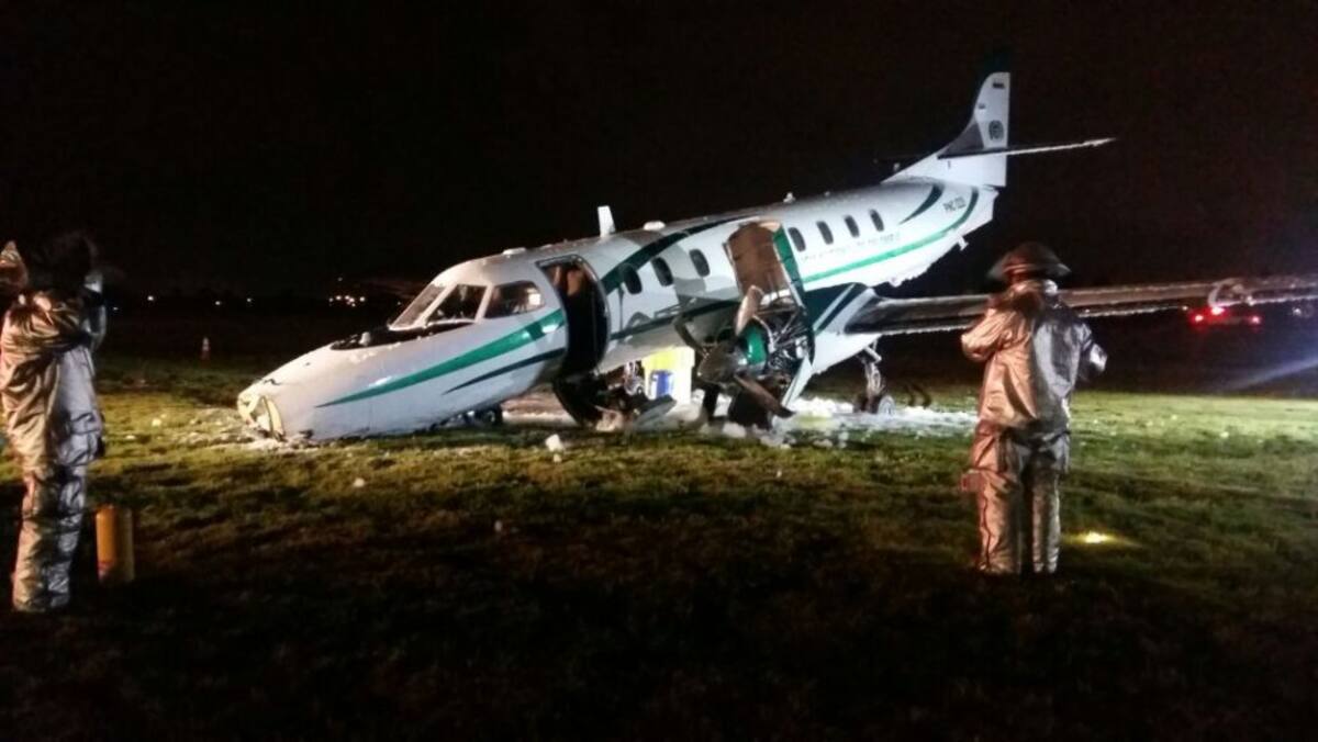 Ministro Cristo salió ileso del accidente