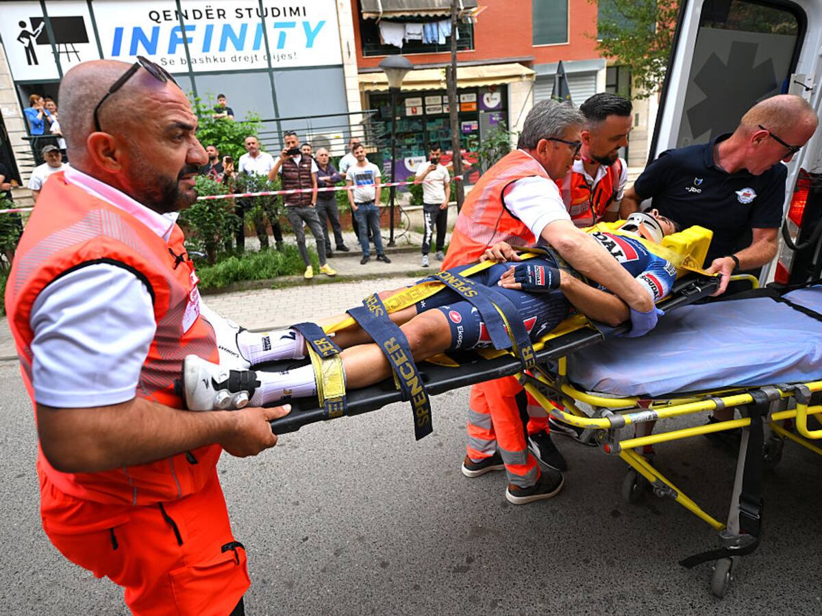 VIDEO | Así fue el accidente que sacó a Mikel Landa del Giro de Italia 2025