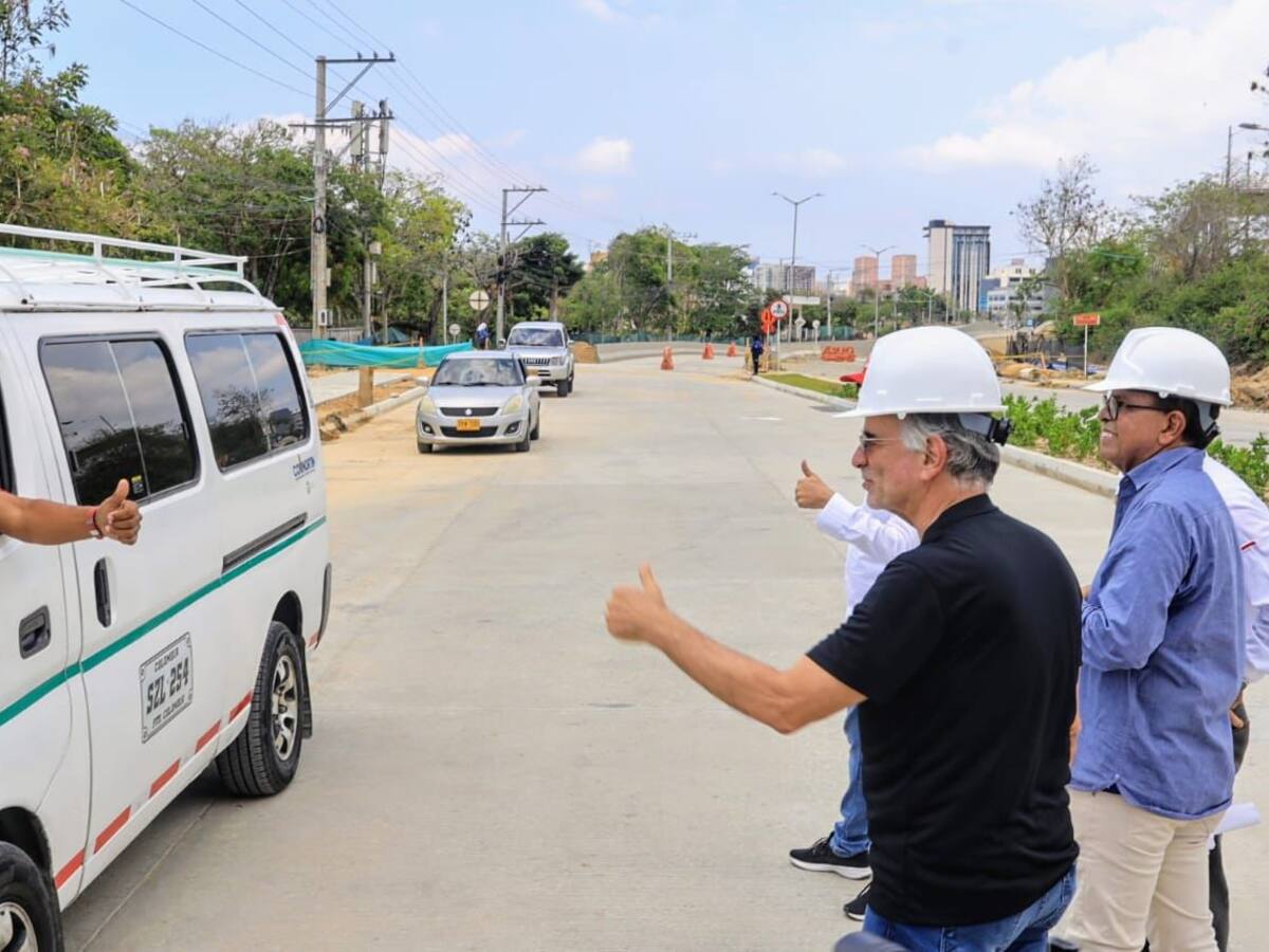 Habilitan tramo de la ‘Gran Vía’ en la 51B entre Barranquilla y Puerto Colombia
