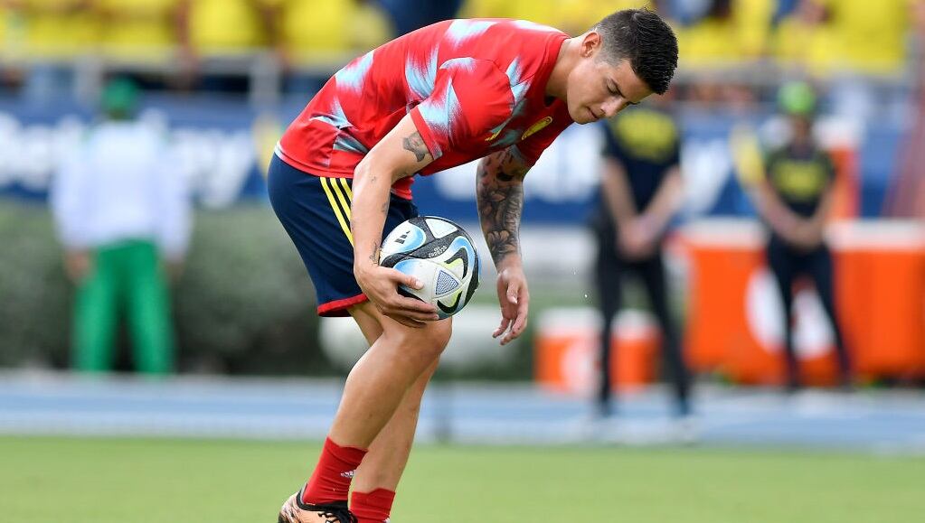 James Rodríguez con la Selección Colombia (Photo by Gabriel Aponte/Getty Images)