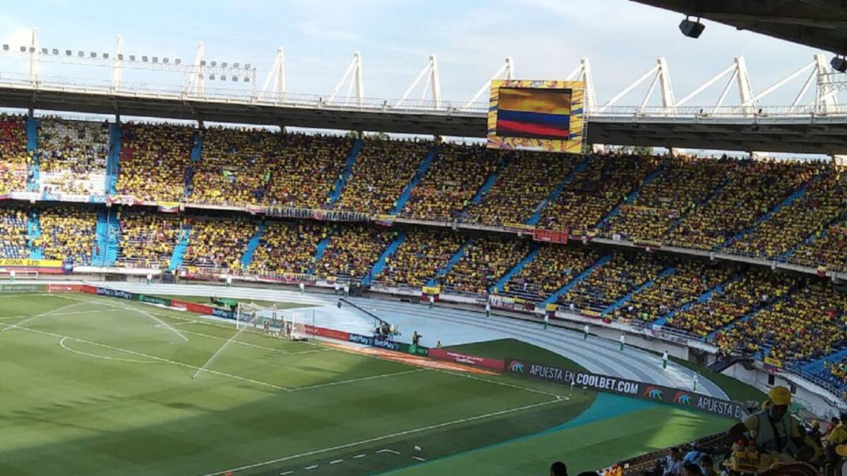 Metropolitano abrirá sus puertas a la 1:00p.m. para Colombia-Paraguay