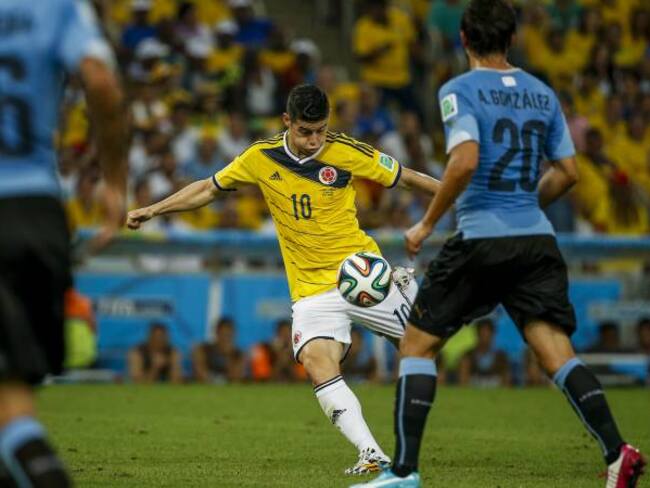 [Video] Reviva el icónico gol de James Rodríguez contra Uruguay en Brasil 2014