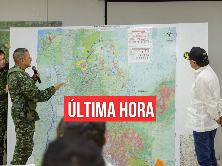 Consejo de seguridad en Tibú, Norte de Santander, con el presidente Gustavo Petro por crisis en el Catatumbo (Cortesía: Presidencia)