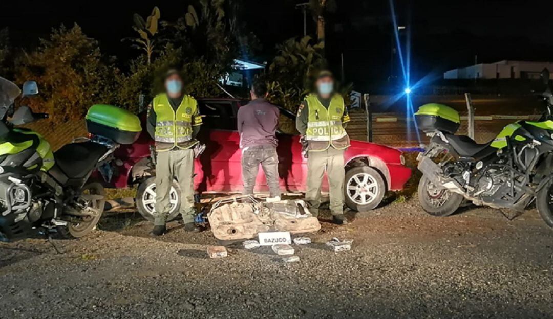 Incautación de bazuco