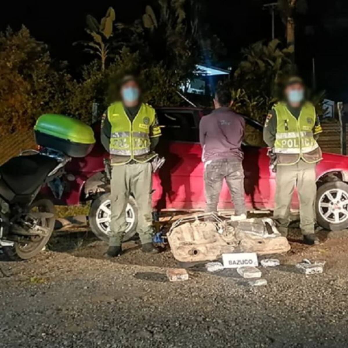 Incautados ocho kilos de bazuco en el sector de La Manuela