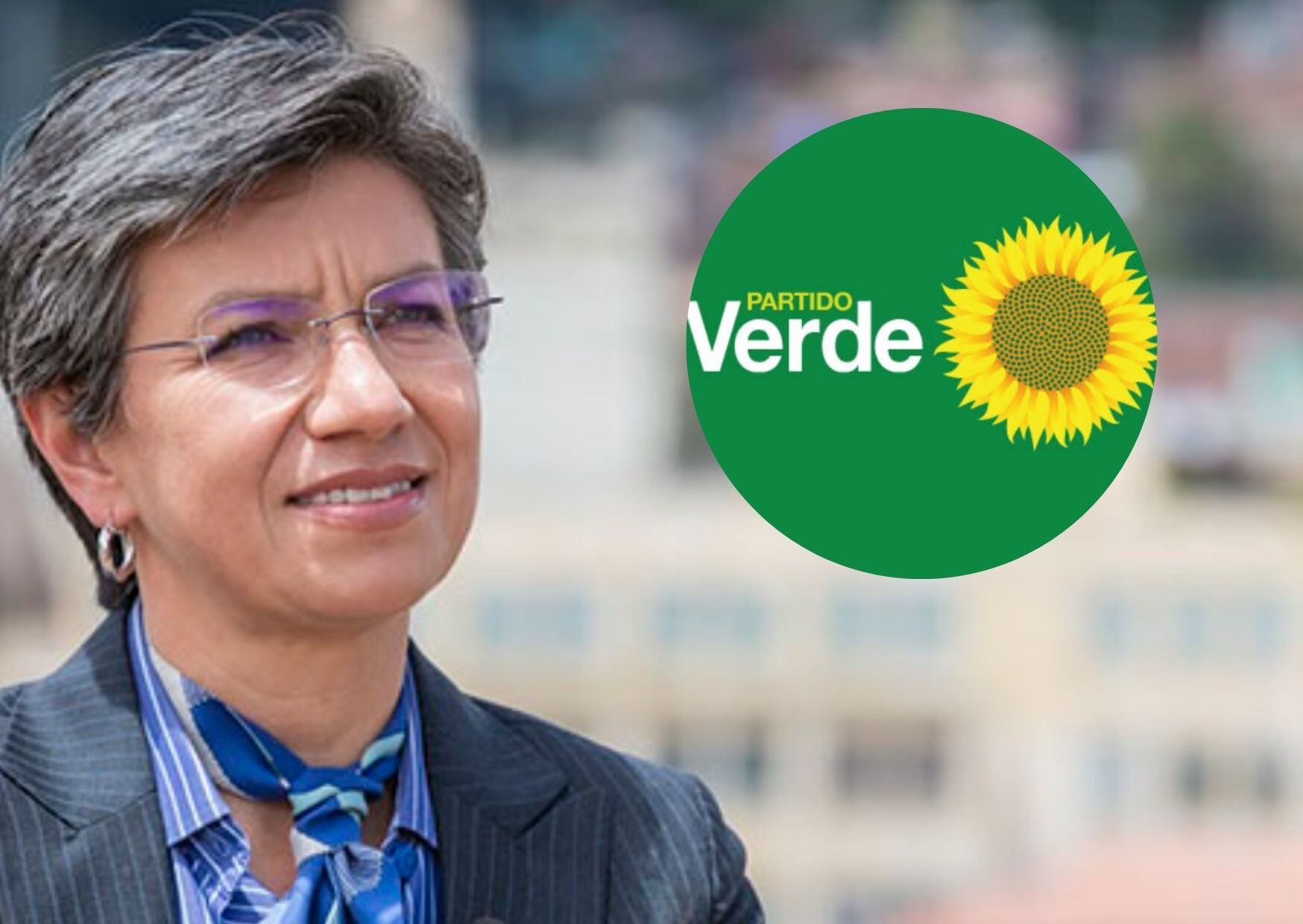 Claudia López y Partido Verde. Imagen de Referencia.