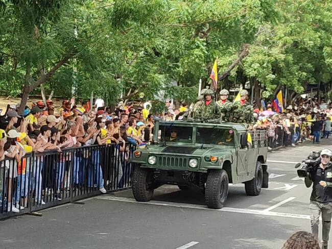 Desfile militar y policial del 20 de julio de 2024. Foto: Fuerzas Militares y policiales de Colombia.